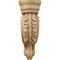 Ekena Millwork 4"W x 10 1/2"D x 14"H Large Hudson Acanthus Wood Corbel, Cherry CORW04X11X14HDCH - alternate 2